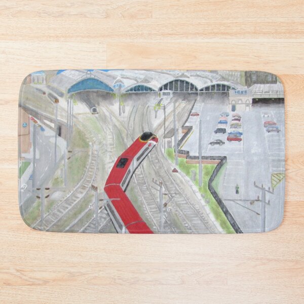 Item preview, Central train Station Newcastle Upon Tyne Painting designed and sold by Andrew Morrell.