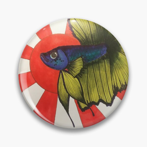 Item preview, Beautiful betta fish portrait designed and sold by Savannahartco.