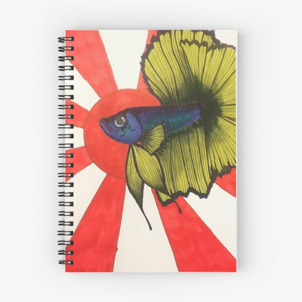 Item preview, Beautiful betta fish portrait designed and sold by Savannahartco.