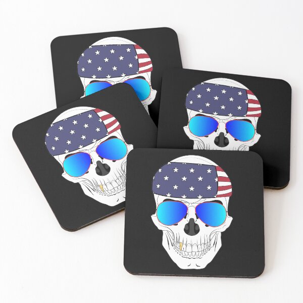 Item preview, All American Skull designed and sold by LaughterLux.