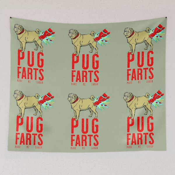 Item preview, Pug Farts  designed and sold by sandpiperstudio.