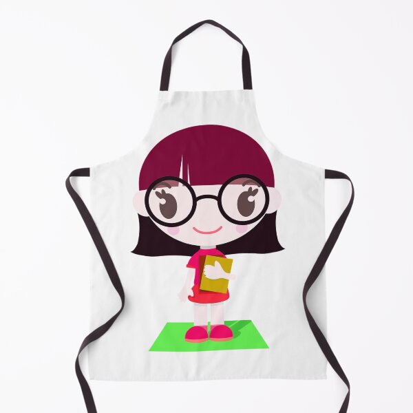 Item preview, Cute Girl With Glasses Holding a Book, Back to School designed and sold by MoStorish.