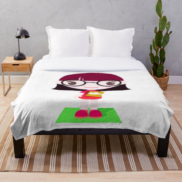 Item preview, Cute Girl With Glasses Holding a Book, Back to School designed and sold by MoStorish.