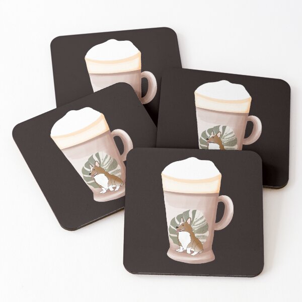 Item preview, Coffee Crema Corgi designed and sold by CorgiCottage.