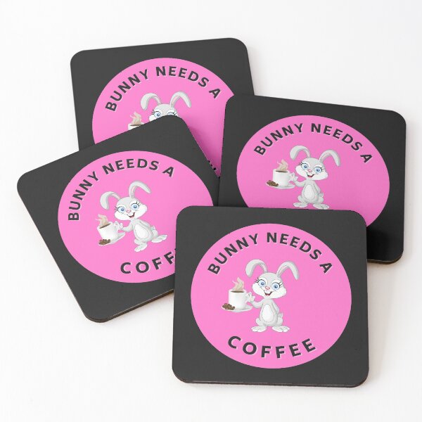 Item preview, Some Bunny Needs Coffee designed and sold by SportyDogShop.