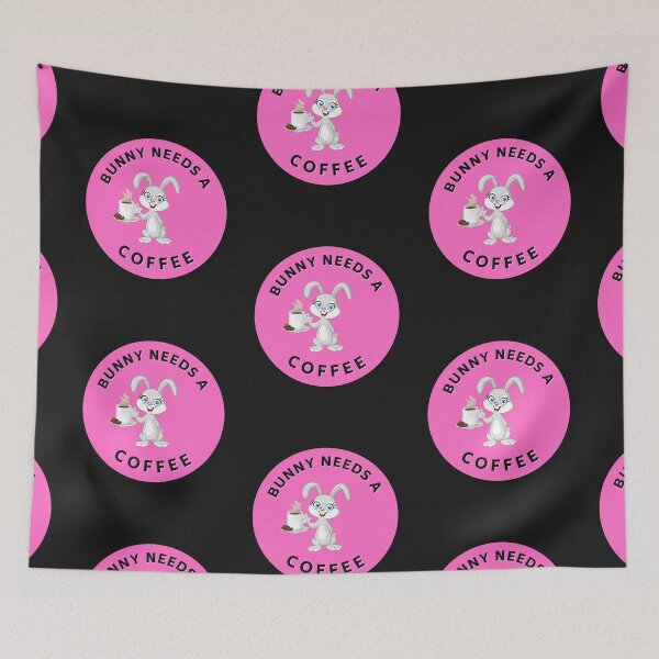Item preview, Some Bunny Needs Coffee designed and sold by SportyDogShop.