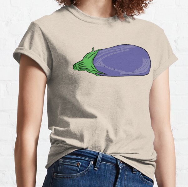 2021 04 vegetables digital painting l'aubergine Classic T-Shirt