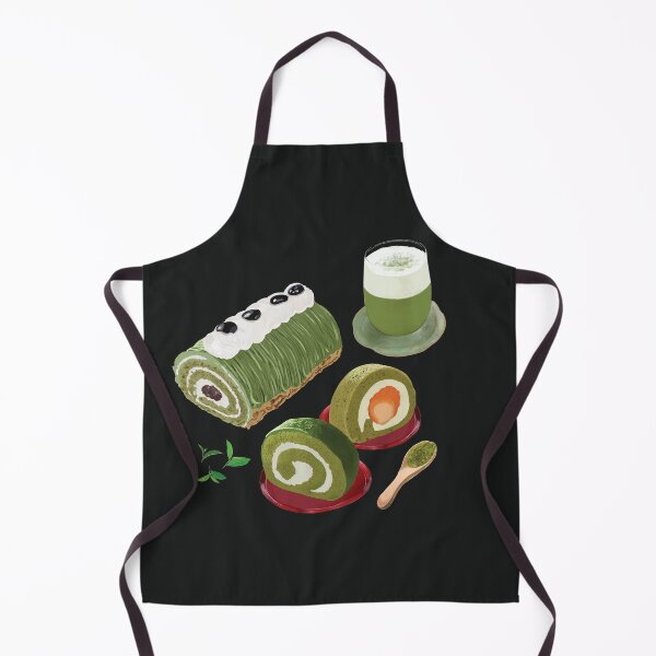 Item preview, Assorted Matcha Desserts - Green Tea Latte and Roll Cakes designed and sold by Alicia Chee.
