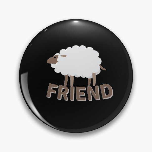 Item preview, Friendship logo concept. The sheep goes according to the inscription friend. designed and sold by sunvic.