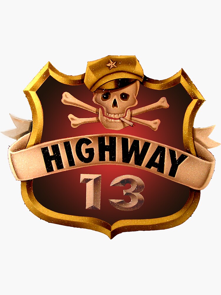 "Highway 13 (Badge)" Sticker for Sale by DaleSizer Redbubble