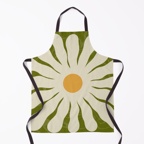 Item preview, White Daisy Flower 70s Retro Abstract designed and sold by trajeado14.