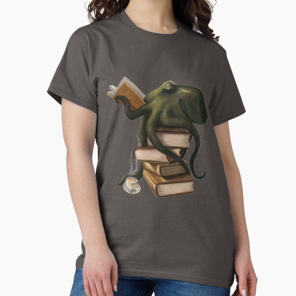 Item preview, Well-Read Octopus designed and sold by Rebecca Flaum.
