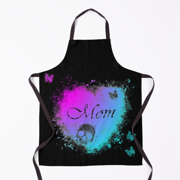 Item preview, Neon Grungy Gothic Mom, Skull & Butterflies designed and sold by HolidayBug.