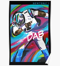 Cam Newton "Klecks" Poster