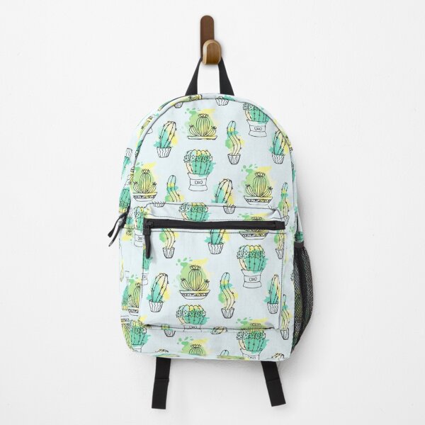 Item preview, Cute cactus drawing and painted pattern designed and sold by crazycollective.