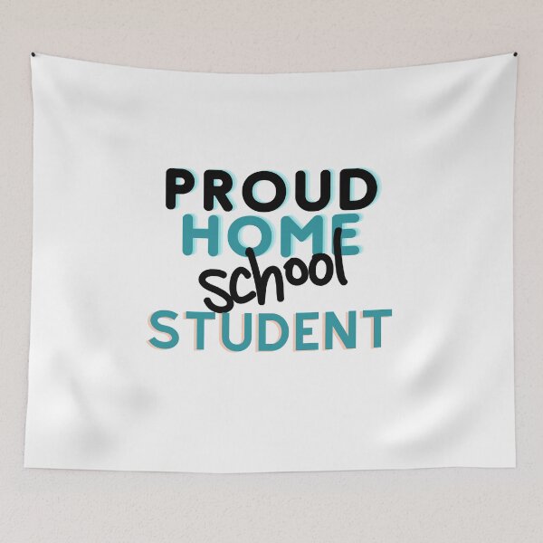 Item preview, Proud Home School Student Blue and Black designed and sold by Archer25.