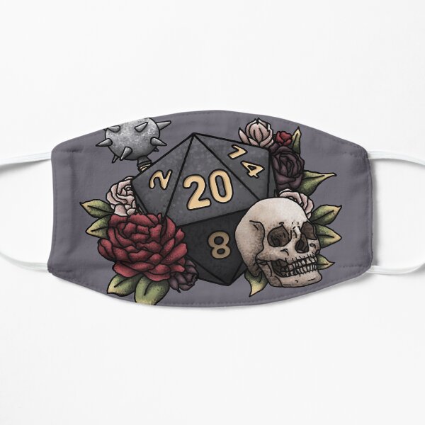 Cleric Class D20 SERIES 2 - Tabletop Gaming Dice - Grave Death Cleric Flat Mask