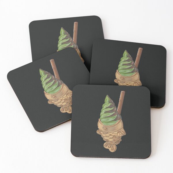 Item preview, Japanese Taiyaki Pancake With Matcha and Chocolate Ice Cream designed and sold by Alicia Chee.