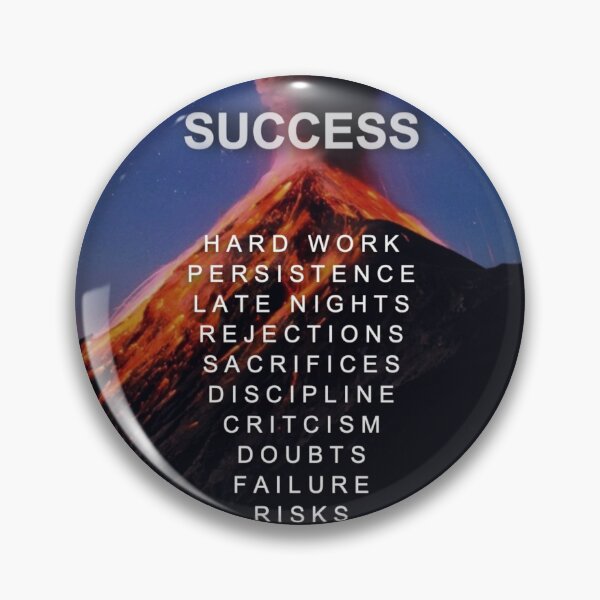 Item preview, 'Success Volcano' Life & Entrepreneurship Motivation designed and sold by ZoomOutlet.