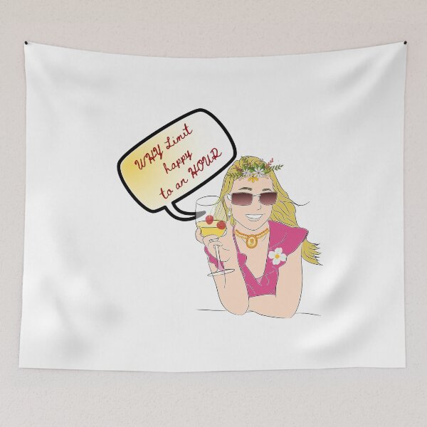 Item preview, why limit happy to an hour  designed and sold by lamond-creation.