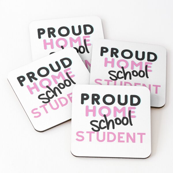 Item preview, Proud Home School Student Pink and Black designed and sold by Archer25.