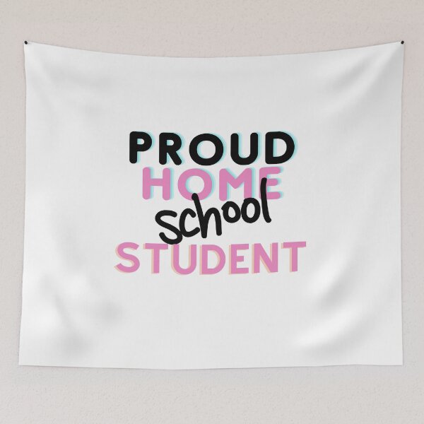 Item preview, Proud Home School Student Pink and Black designed and sold by Archer25.