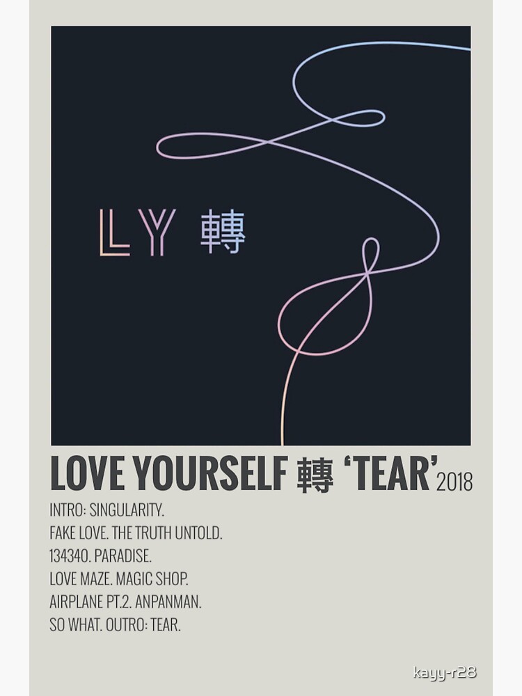 bts love yourself: tear album 