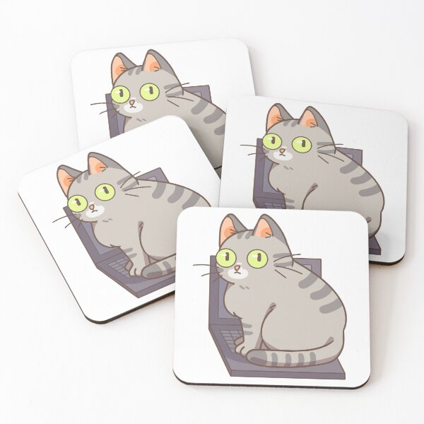 Item preview, Cat on Laptop designed and sold by ImpulsiveToby.