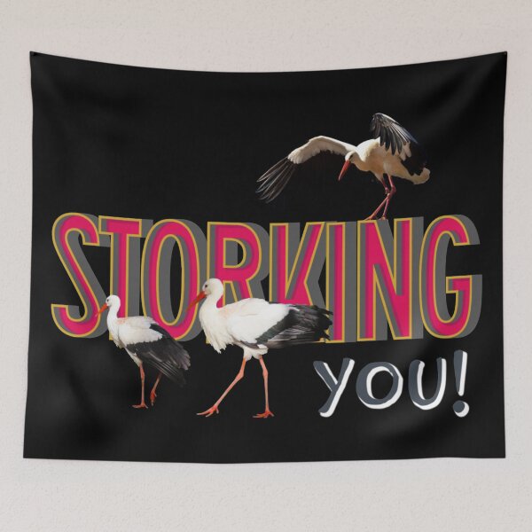 Item preview, Storking You - Stork Birds Doing What Storks Do! designed and sold by TheKingdomAttic.