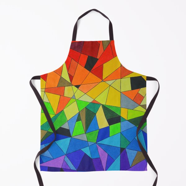 Item preview, Rainbow, Stained Glass, Rainbow Geometric Art, Abstract Rainbow, designed and sold by Midsummer1942.