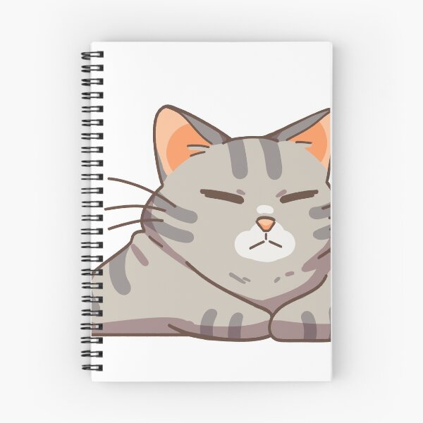 Item preview, Gato ojos cerrados designed and sold by ImpulsiveToby.