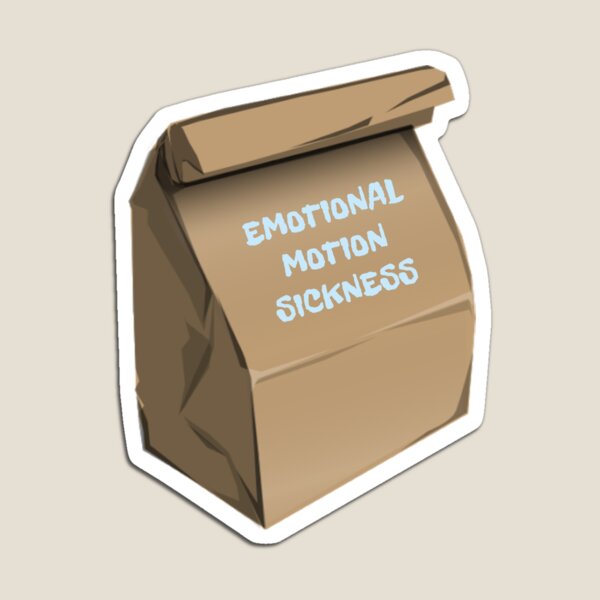 Item preview, motion sickness - phoebe bridgers song sticker !!! (light blue)  designed and sold by mass-stickers.