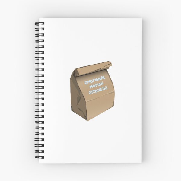 Item preview, motion sickness - phoebe bridgers song sticker !!! (light blue)  designed and sold by mass-stickers.