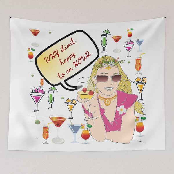 Item preview, why limit happy to an hour  designed and sold by lamond-creation.