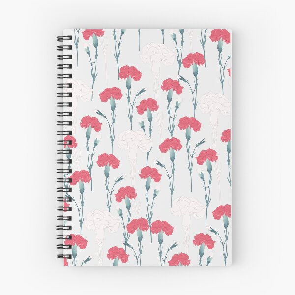 Item preview, pink carnation on pale blue designed and sold by youdesignme.