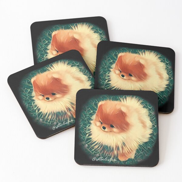 Item preview, Cute Pomeranian designed and sold by Skloilustra.