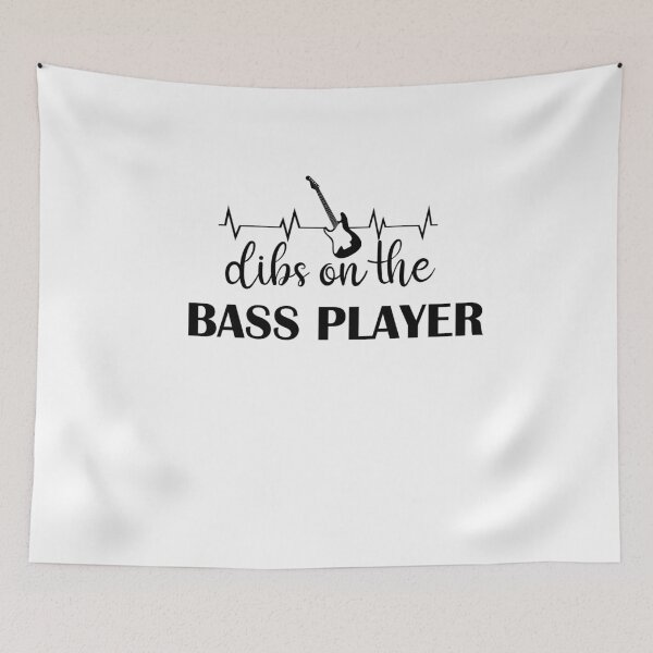Item preview, Dibs on the BASS player for guitar player designed and sold by 0umStore.