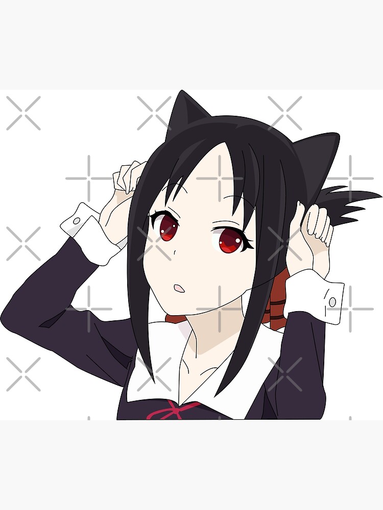 "Kaguyasama Cat girl" Poster by MigiDesu Redbubble