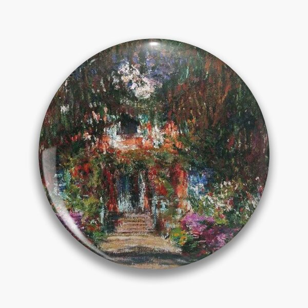 Item preview, Garden At Giverny - A Monet Painting 1900 View Through A Window designed and sold by molamode.