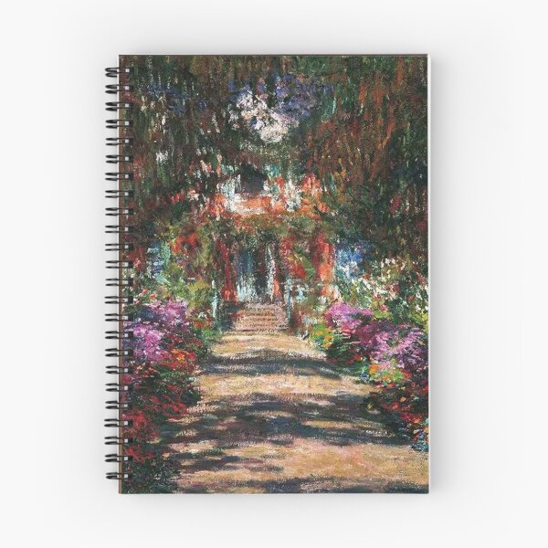 Item preview, Garden At Giverny - A Monet Painting 1900 View Through A Window designed and sold by molamode.