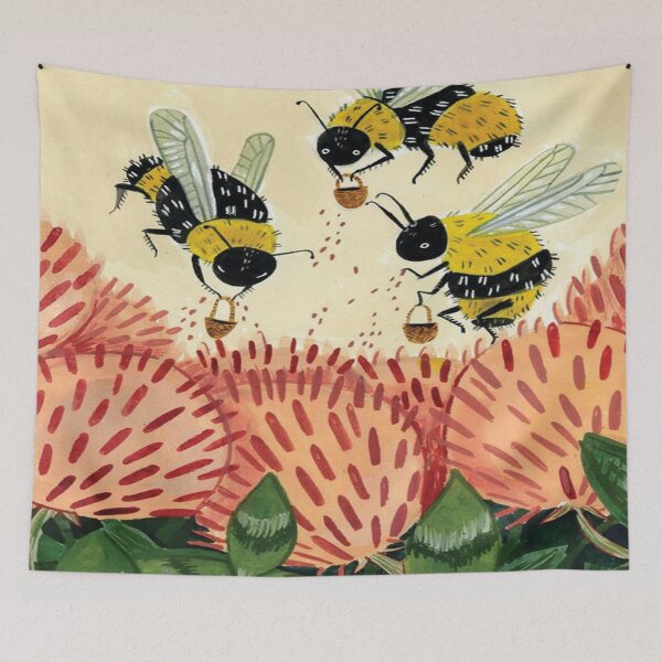 Item preview, Hard Working Beess designed and sold by cutehappiness.