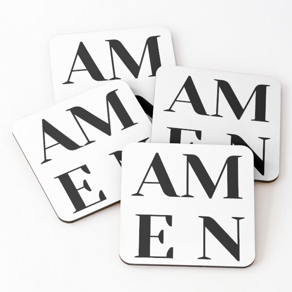 Item preview, AMEN (Black) designed and sold by OneCherubim.