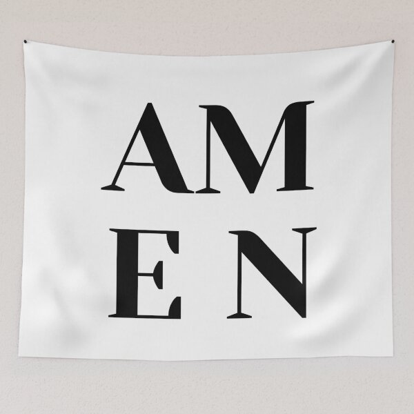 Item preview, AMEN (Black) designed and sold by OneCherubim.