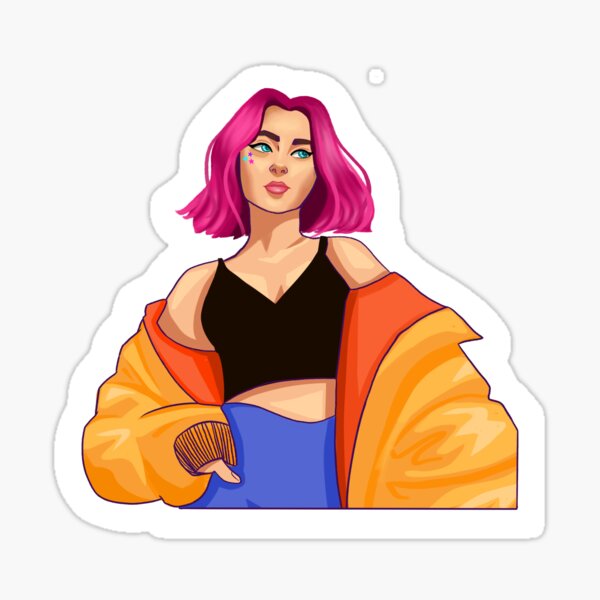 Look up! Sticker