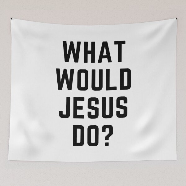 Item preview, What Would Jesus Do? (Black) designed and sold by OneCherubim.