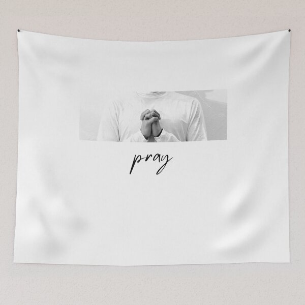 Item preview, Praying Hands Pray (Black) designed and sold by OneCherubim.