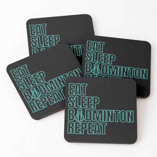 Item preview, Eat Sleep Badminton Repeat designed and sold by Rhu Creations.