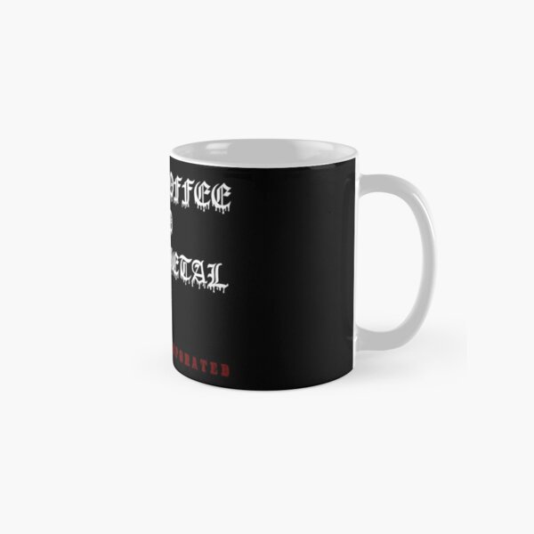 Black Metal Coffee Coffee Mug for Sale by DarkRobots