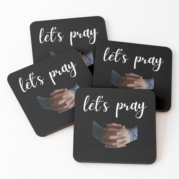 Item preview, Let's Pray (White) designed and sold by OneCherubim.