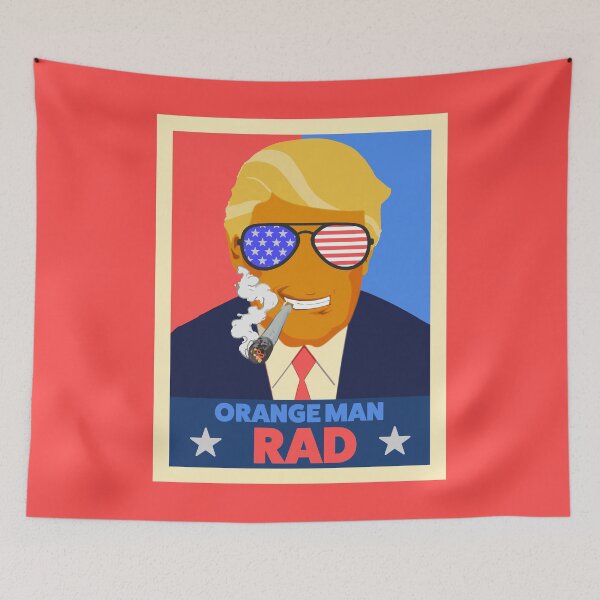 Item preview, Orange Man RAD - Trump Stickers - Funny Conservative Stickers  designed and sold by WeAreRightStore.
